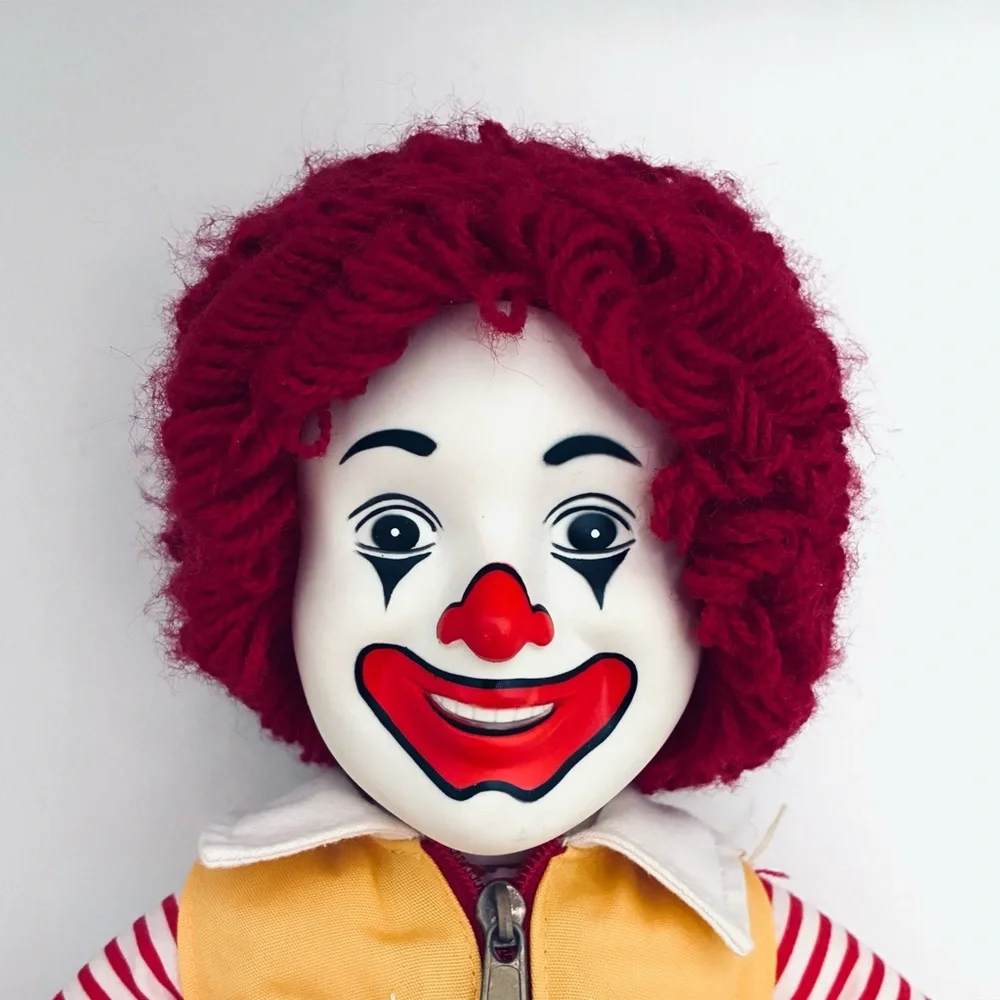 RARE New Vintage Clown RONALD MCDONALD, Doll, 1984, McDonald’s, 17 inch